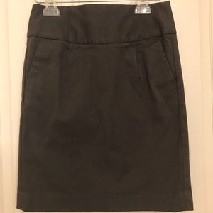 Banana Republic Dark gray pencil skirt
